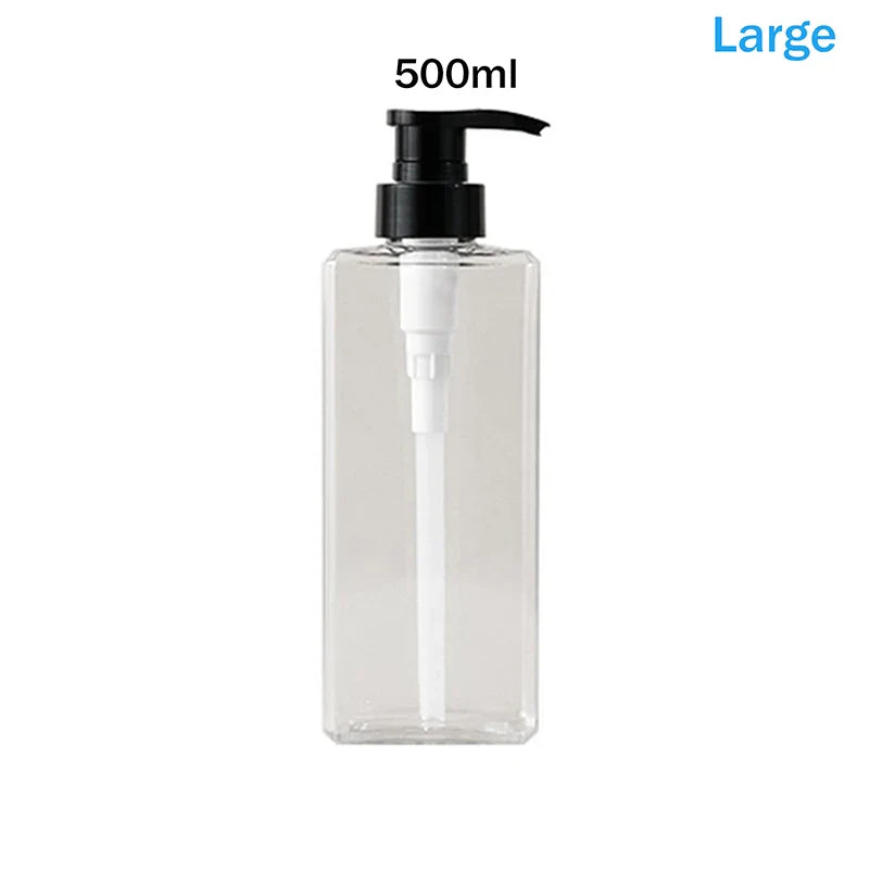 Square Soap Dispenser | Refillable 400/500ml Bathroom Pump Bottle