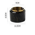DecorBites™ Gold Plated Marble Texture Ashtray - Smoking Accessories Weed Tray