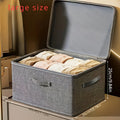 Multifunctional Foldable Storage Box with Cloth Cover , Large Capacity Quilt Storage Box bra storage box  underwear organizer