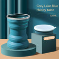 Portable Foldable Silicone Cup | Travel Mug with Lid and Lanyard