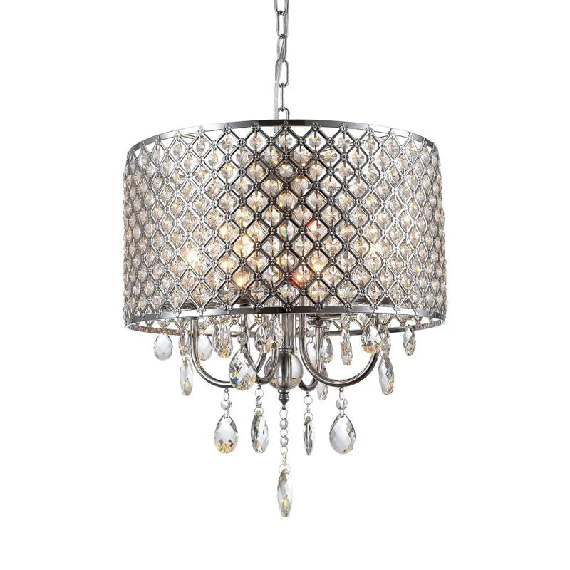 DecorBites™ Crystal Ceiling Chandelier: Elegant Ceiling Light Fixtures for Home Décor