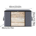 Large Capacity Foldable Clothes Storage Bag – Blanket & Closet Organizer