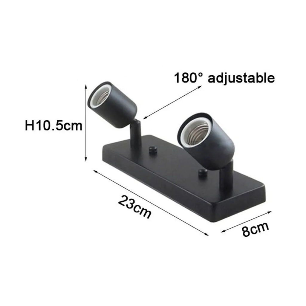 DecorBites™ Adjustable Ceramic Ceiling Light & Wall Sconces Base Socket Holder Adapter
