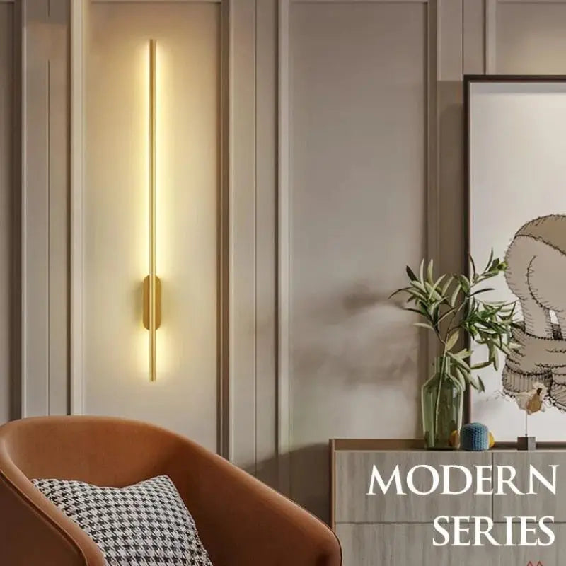DecorBites™ Linear Tube LED Wall Lamp for Modern Interior Decor