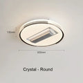 DecorBites™ Crystal Bladeless Ceiling Fan Chandelier with LED Light, Silent Ventilator