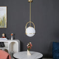 DecorBites™ Glass Globe Pendant Light for Kitchen Dining Room - Nordic Design