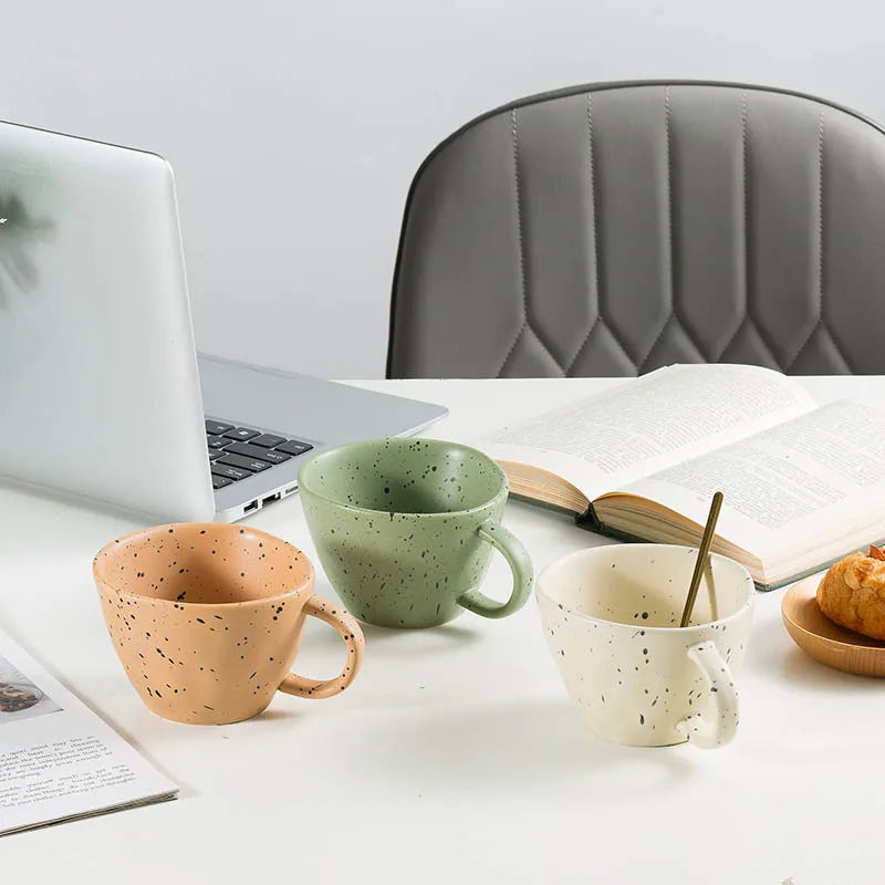 DecorBites™ Creative Ceramic Espresso Coffee Cup Set for Couples