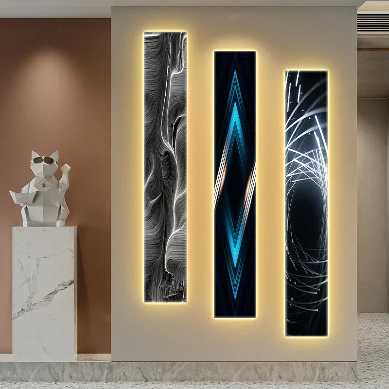 DecorBites™ Abstract LED Wall Lamp for Modern Interior Decoration