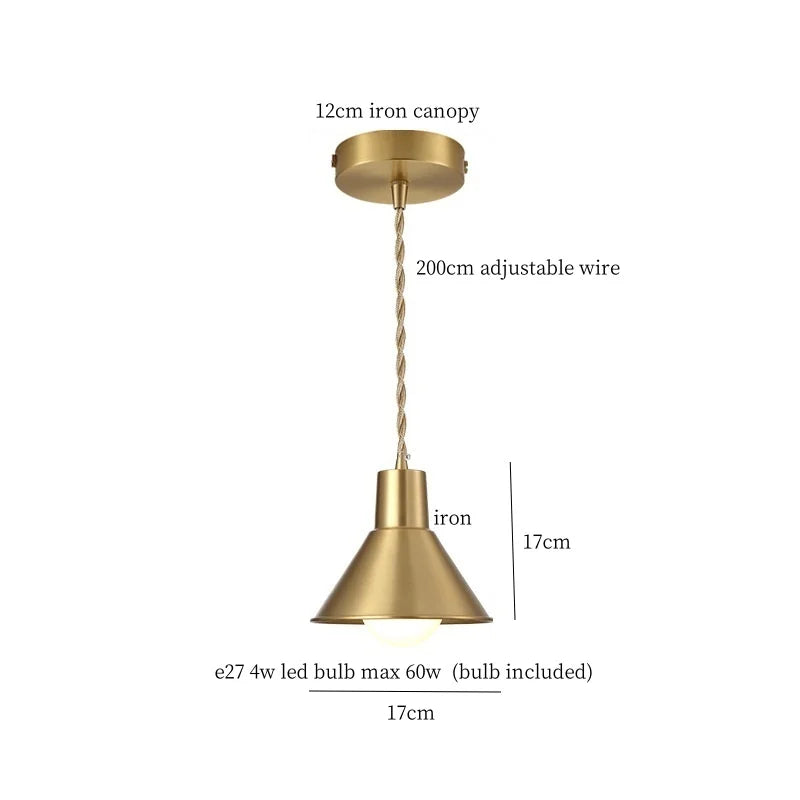 DecorBites™ Iron Art LED Pendant Lights for Home Decor & Lighting