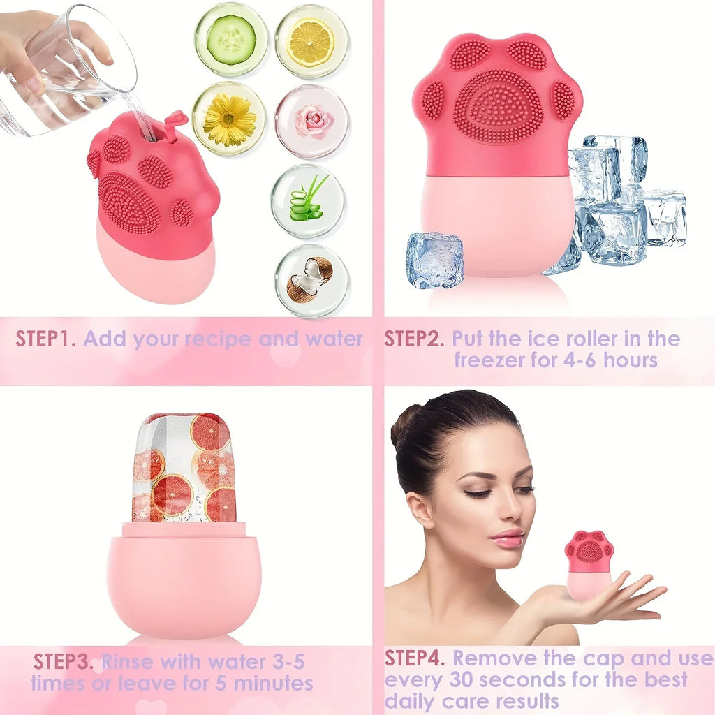 Ice Roller for Face and Eye Beauty | Complete Skin Care Tool Set