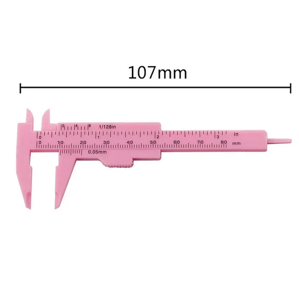 Student Plastic Vernier Caliper 0-80mm | Precision Measuring Tool for Students and DIY