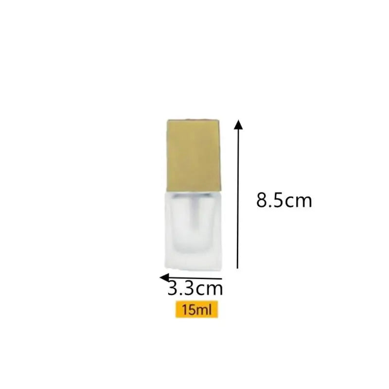 Empty Pump Bottle Glass Liquid Foundation Container | Refillable 15/30ml Travel Bottle