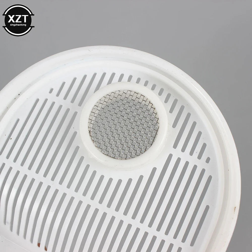 Portable Plastic Rice Cleaning Sieve | Hands-Free Kitchen Tool