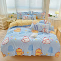DecorBites™ Cotton Printed Bedding Set: Cozy, Breathable, All Seasons Comforter Set