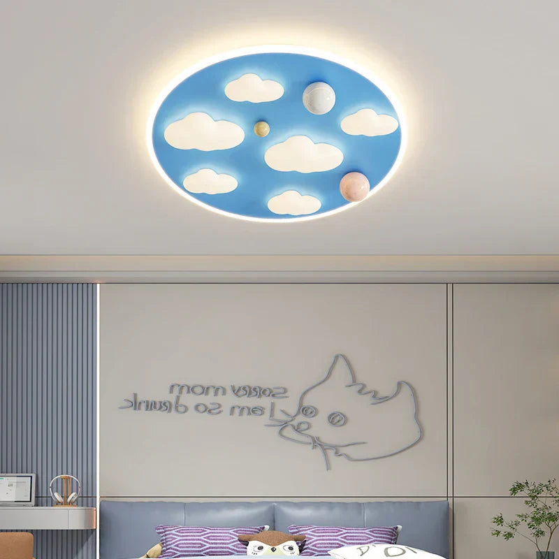 DecorBites™ Cloud Shape Ceiling Lights Pink Blue 50CM - Indoor Decorative Ceiling Lamps