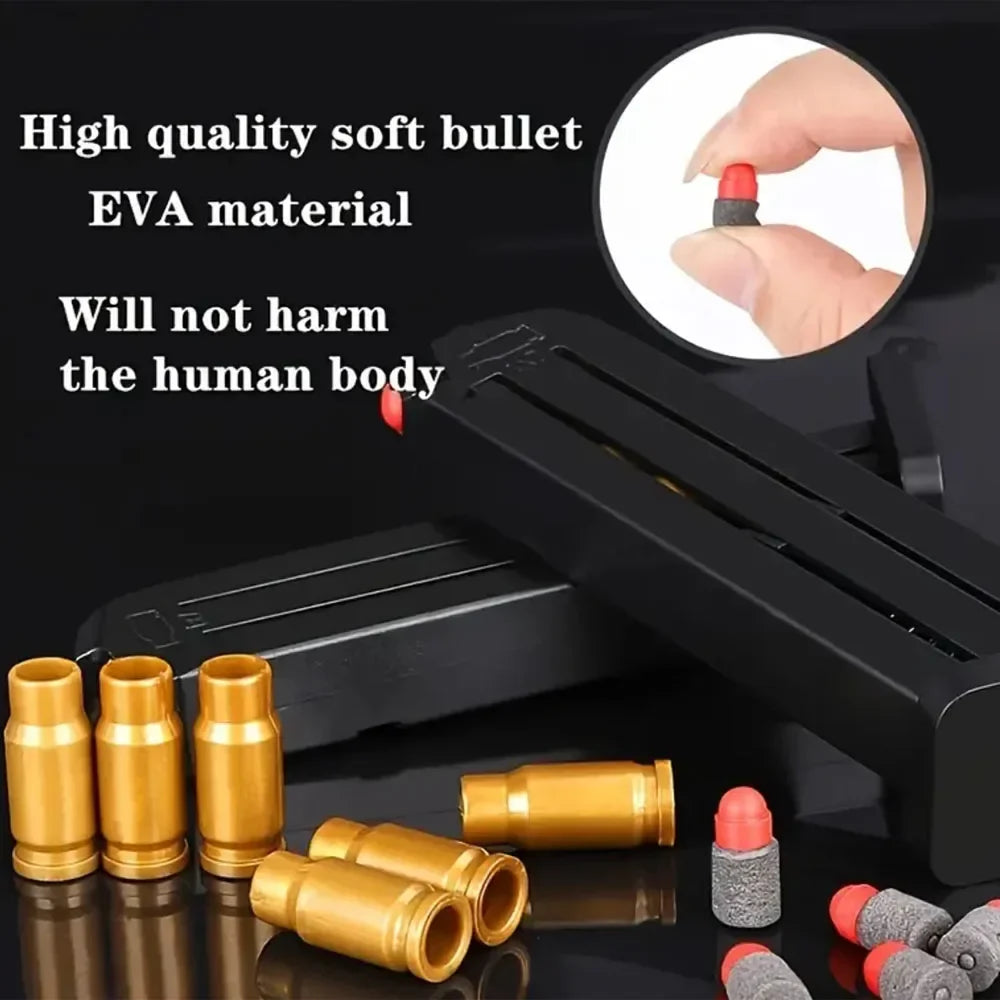 Soft EVA Foam Bullets for Toy Guns | Safe Shell Ejecting Ammo for Kids