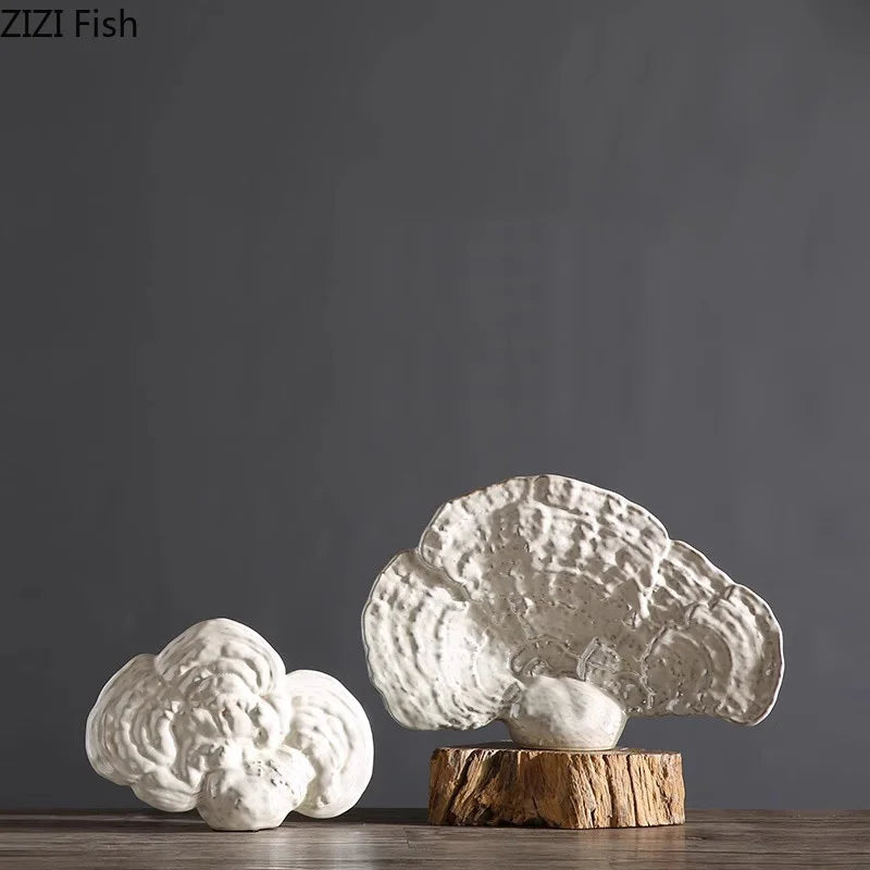 DecorBites™ Ganoderma Lucidum Sculpture Desk Ornament, Modern Room Decor & Crafts