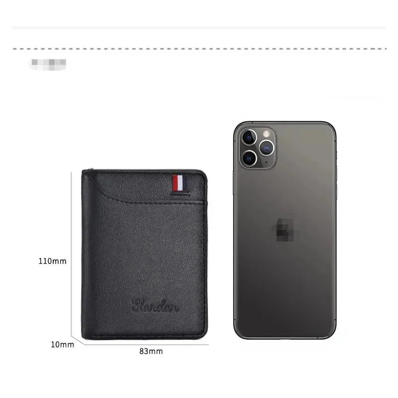 Ultra Thin Vertical Wallet for Men | Minimalist Card Holder