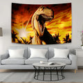 DecorBites™ Dinosaur Tapestry Wall Hanging - Psychedelic Decoration for Bedside or Wall