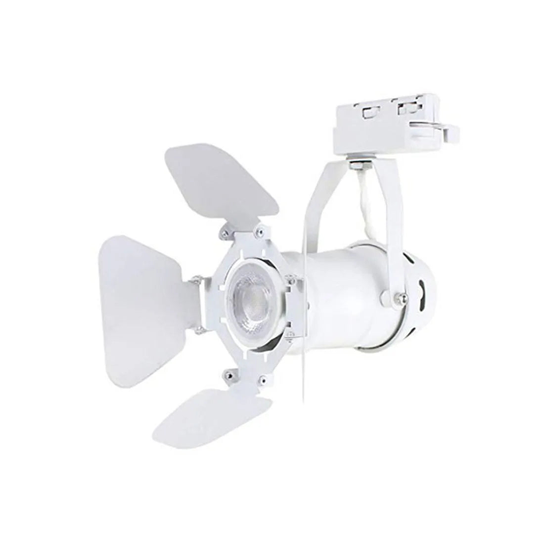 DecorBites™ 4-Light Industrial Track Spotlight for Mall Exhibition Office LED Lighting