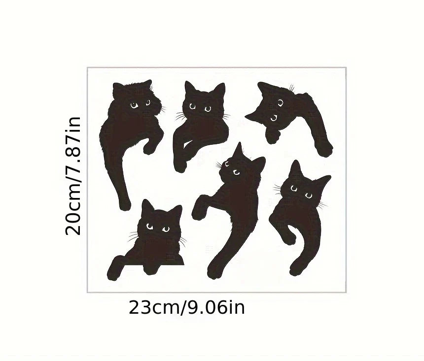Cat Switch Stickers | Removable Vinyl Decals for Light Switches