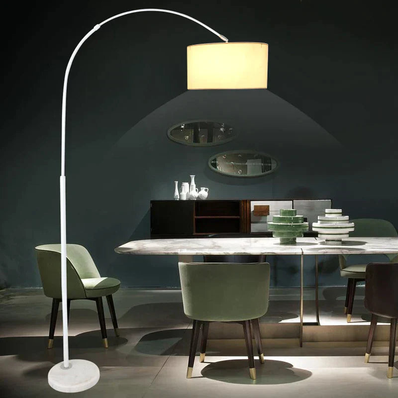 DecorBites™ Adjustable LED Floor Lamp with Marble Base for Home Decor