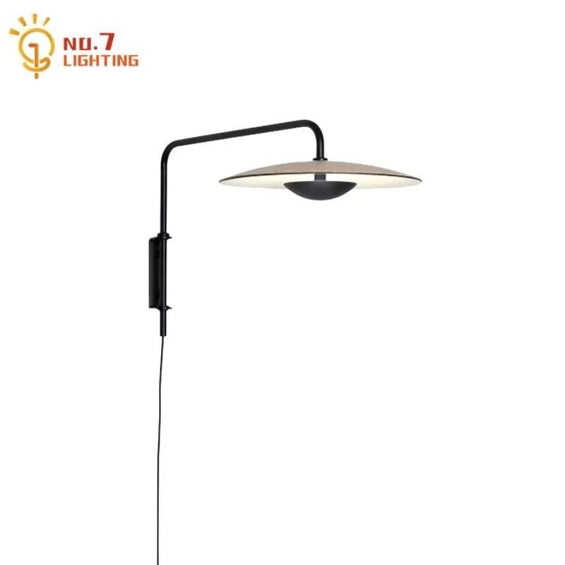 DecorBites™ Iron Art Swing Arm Wall Lamp Home Decor Adjustable Sconce
