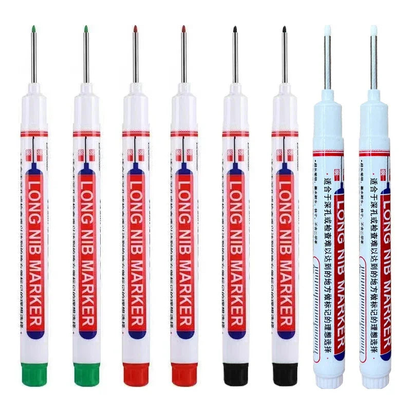 20mm Long Nib Markers for Deep Hole Marking | BSIDE Multi-Purpose Pen Set