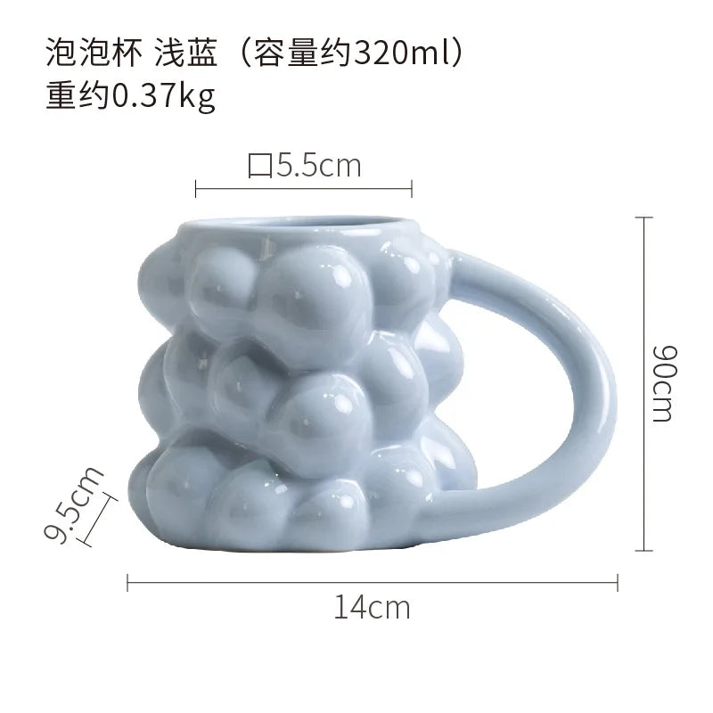 DecorBites™ Grape Ceramic Mug: Cute, High Value, Office & Home Milk Cup, Women's Gift.