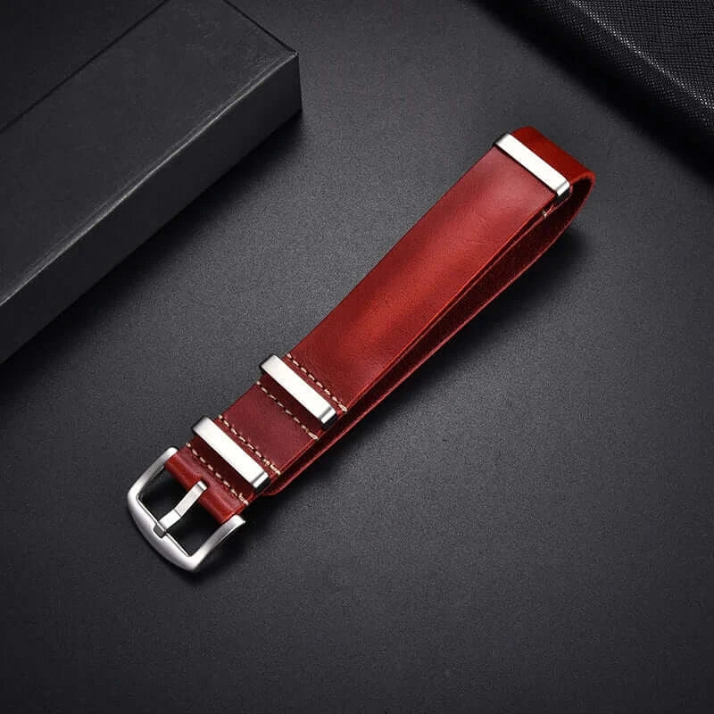 Ticwatch Leather Band - Premium Textured Design