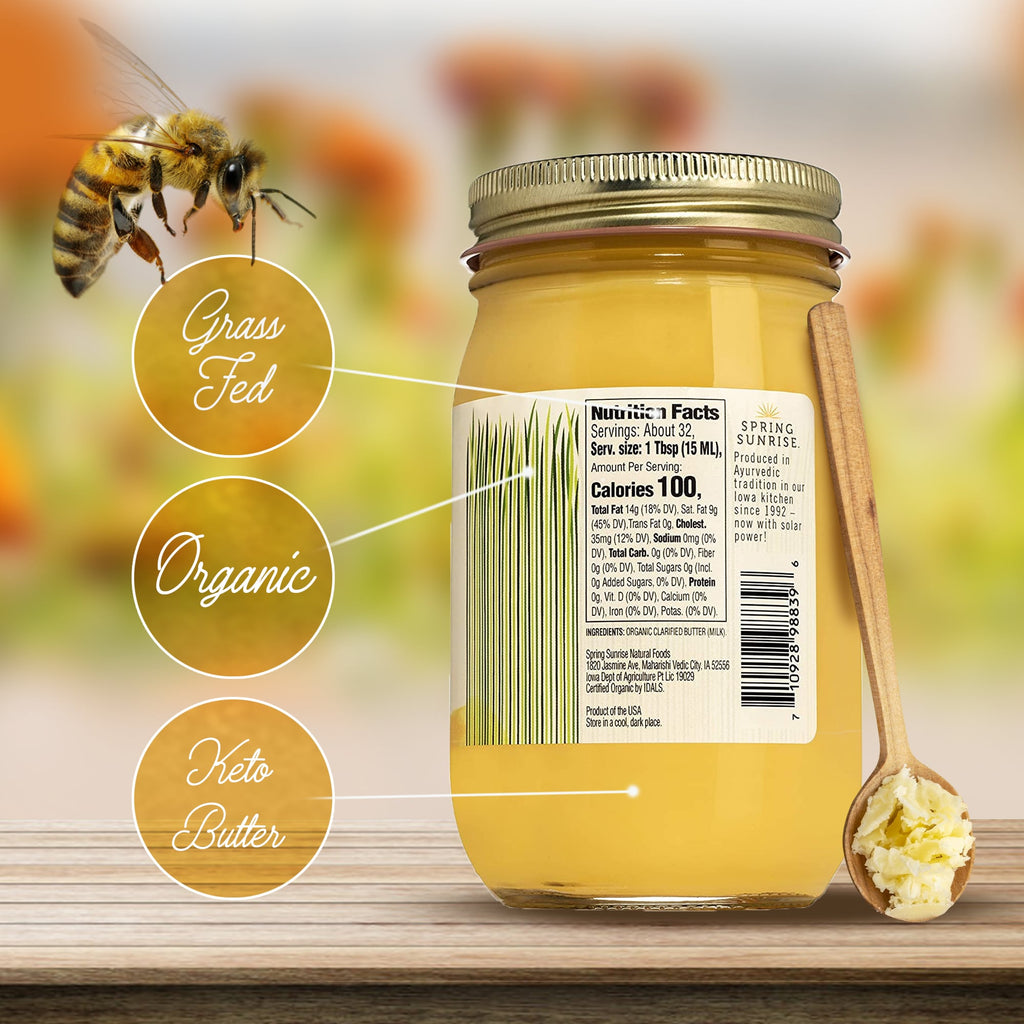 Organic Grass Fed Ghee