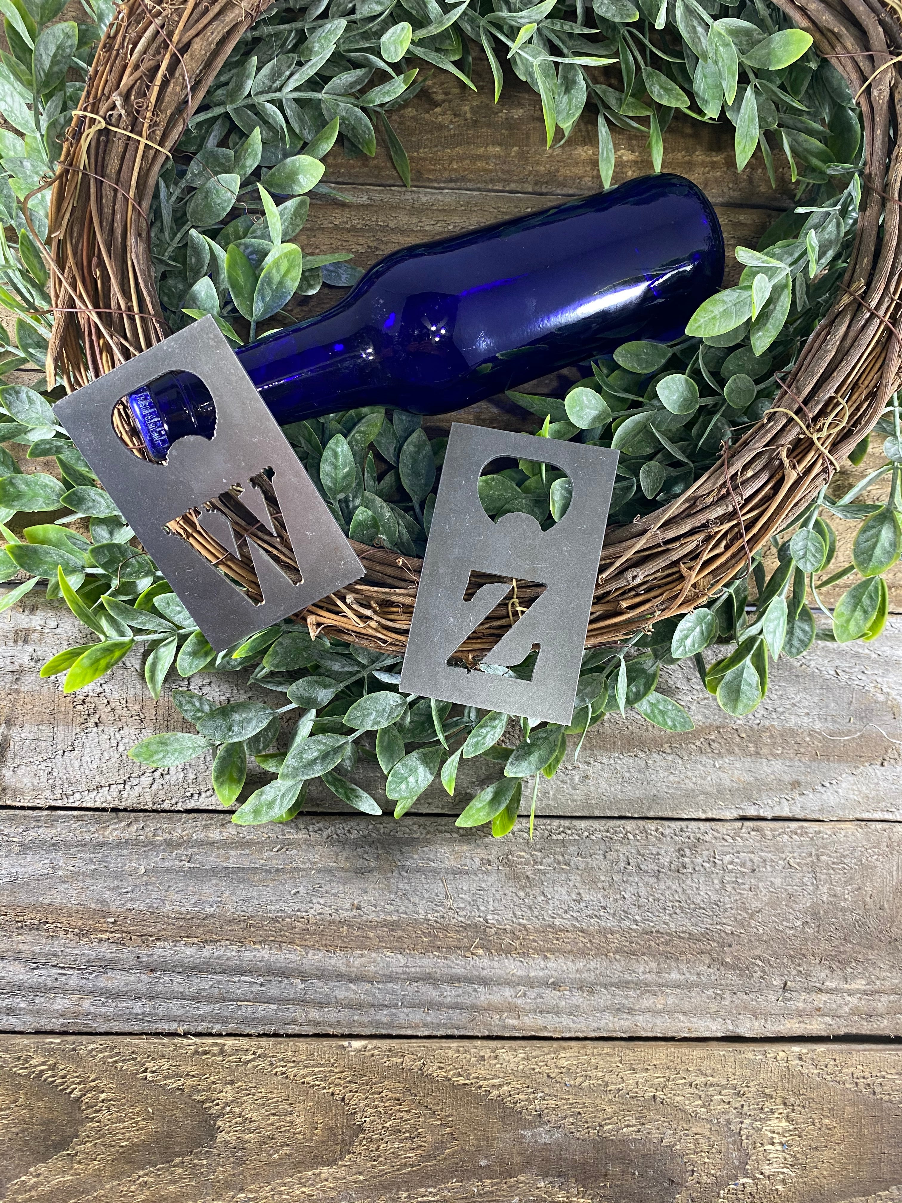 Personalized Last Name Letter Bottle Openers
