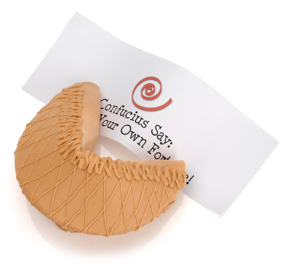 Chocolate Peanut Butter Giant Fortune Cookie