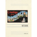 Vintage Lined Notebook Greetings from Washington, DC - Paperback