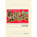 Vintage Lined Notebook Greetings from Seattle - Paperback