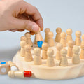 Montessori Wooden Memory Chess Game