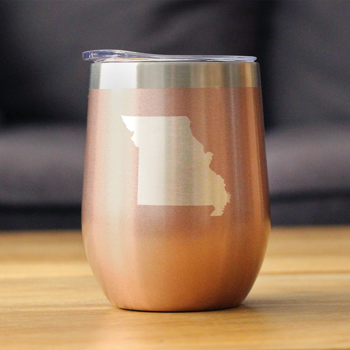 Missouri State Outline - Wine Tumbler