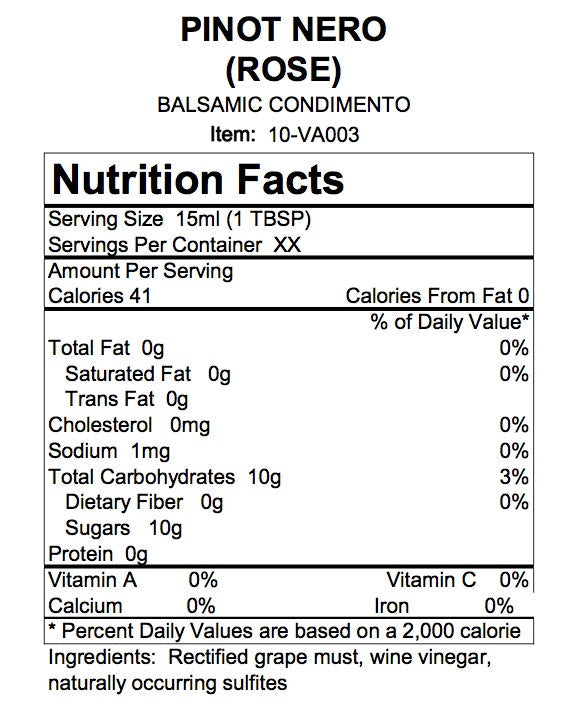 Rose Condimento Balsamic