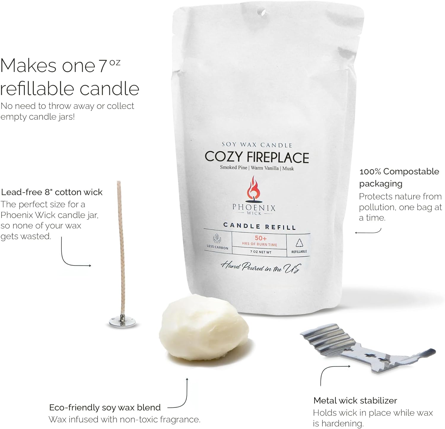 Cozy Fireplace - Candle-Making Kit