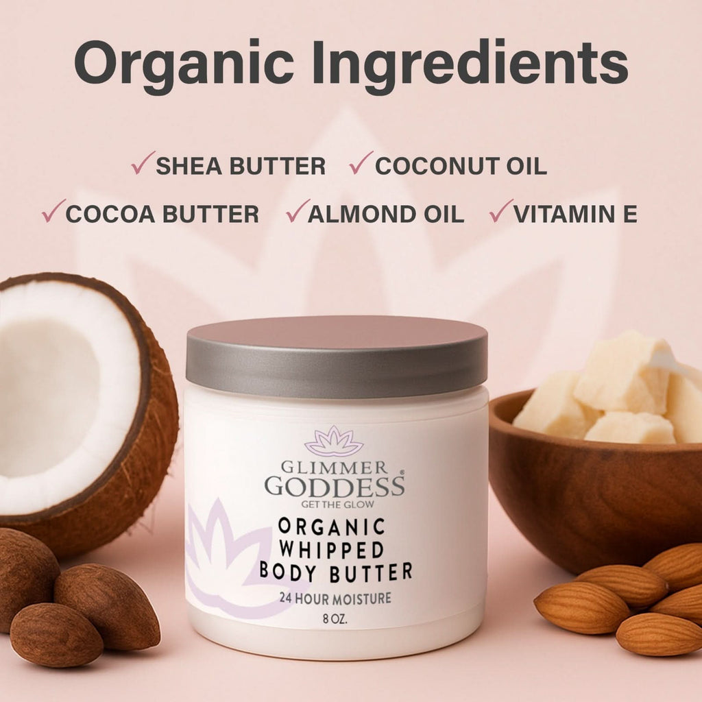 Glimmer Goddess Organic Whipped Body Butter - Citrus Mango