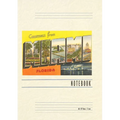 Vintage Lined Notebook Greetings from Miami, Florida - Paperback