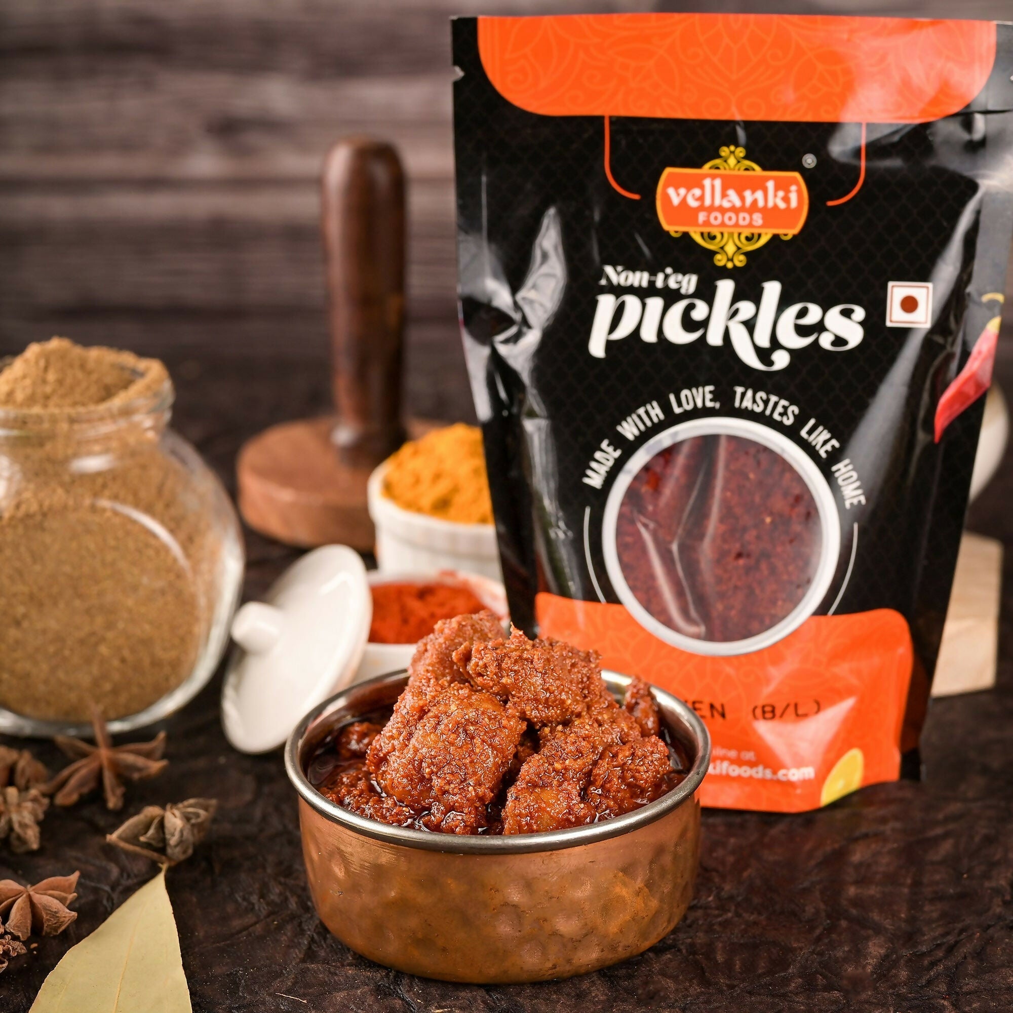 Vellanki Foods Andhra Chicken Pickle Boneless