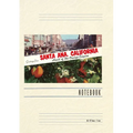 Vintage Lined Notebook Greetings from Santa Ana, California - Paperback