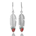 Exaggerated Personalized Large Leaves Enamel Earrings