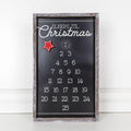 Magnetic Wooden Advent Tree Sign - 'Sleeps Til Christmas' Countdown Decor