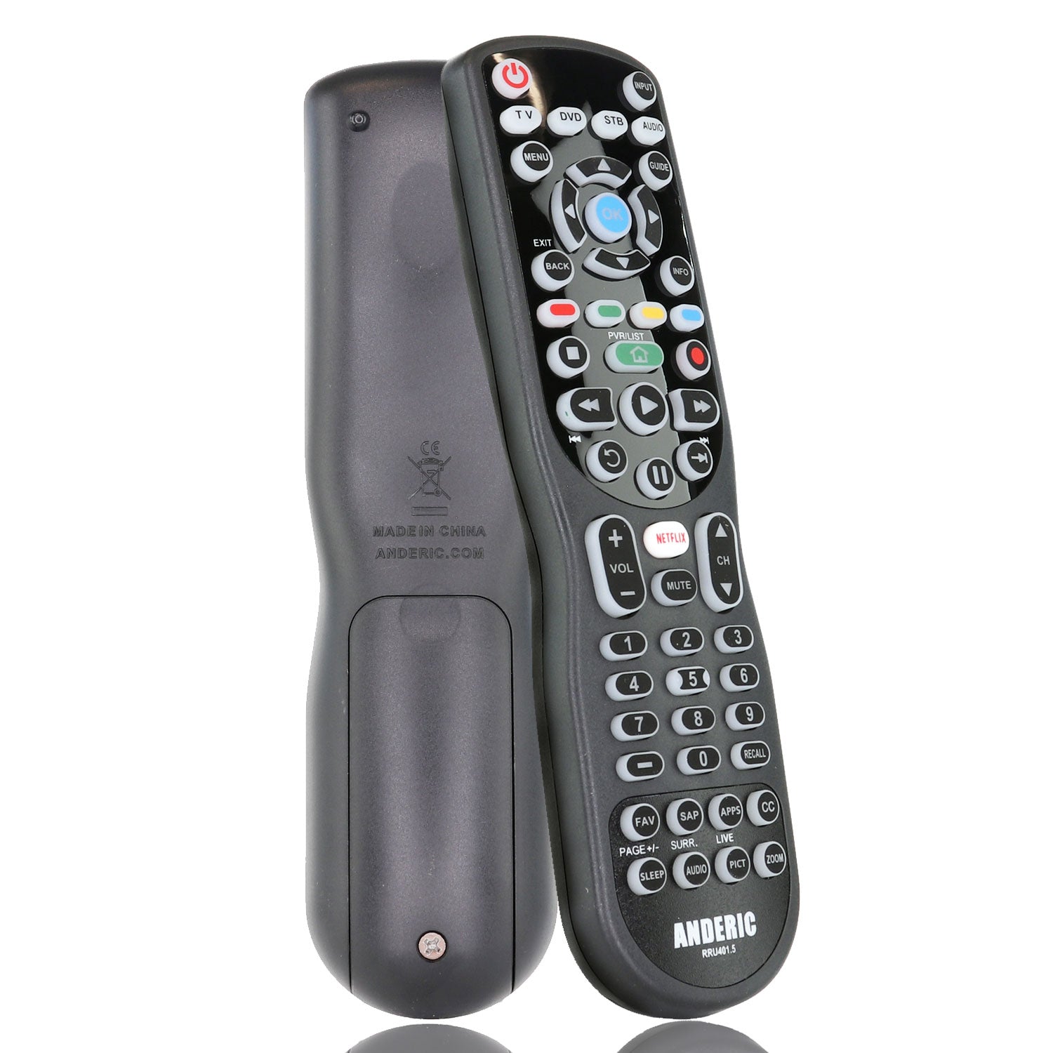 Substitute for Philips PMDVR8 4-Device Universal Remote Control [RRU401]