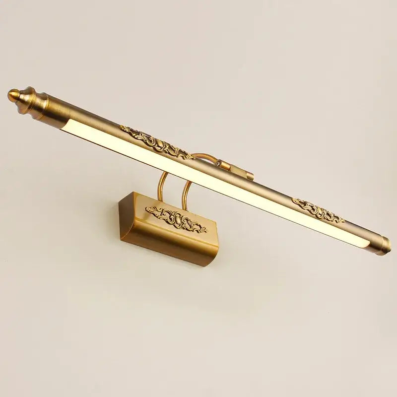 DecorBites™ Bronze Carved LED Vanity Light for Bedroom and Dressing Room