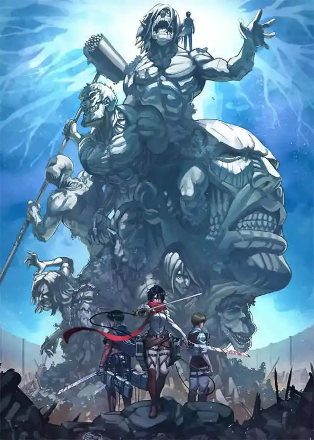 Attack on titan final season volume 8 poster bedroom wall art