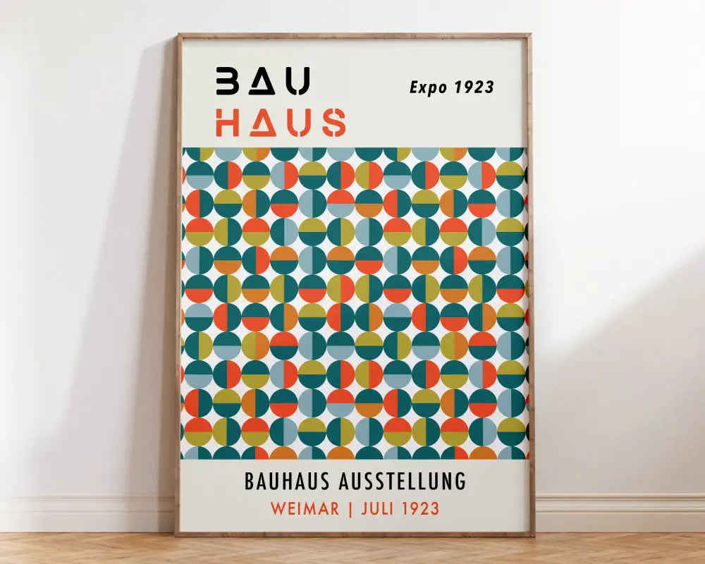 Minimalist bauhaus black geometric canvas prints living room art
