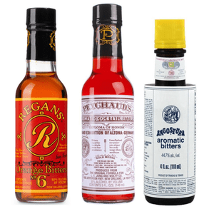 Bitters Triple Play<sup>TM</sup> - Angostura 4 oz, Regans 5 oz, Peychauds 5 oz